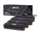 Multipack (4) Toners CMYK (Cyaan/Magenta/Geel/Zwart) Compatibel met Samsung CLP, CLX, Xpress - Vervangt CLT-C504S (SU025A)